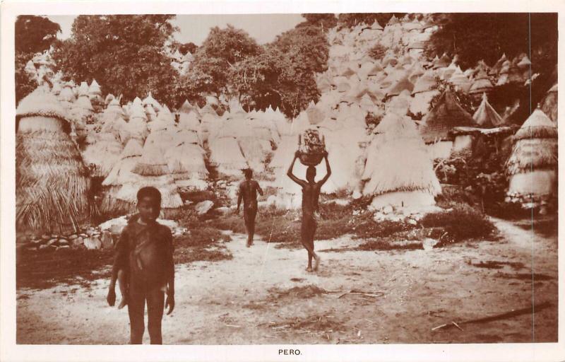 br104350 pero  africa  real photo nigeria types folklore