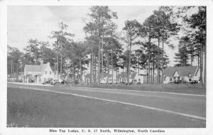 Wilmington North Carolina Blue Top Lodge Vintage Postcard AA44065