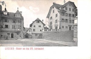 Luzern Hauser aus dem XVI Jahrhundert Switzerland Unused 