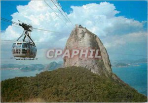 Postcard Modern Brasil Turistico The Wonderful City The Cable Car of Sugar Loaf