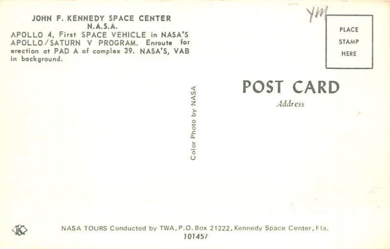 Apollo 4, NASA's Apollo / Saturn V Program Florida, USA Space Unused 