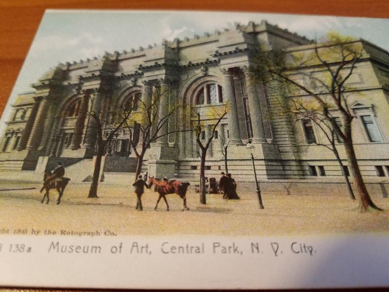 Antique Museum of Art, Central Park, NY Circa 1905 - Rotograph Company