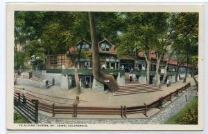 Ye Alpine Tavern Mt Lowe California 1920c postcard