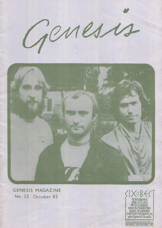 Genesis Magazine Phil Collins Photo LP Reviews Interview 1982 No 25 Fanzine Book