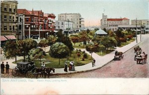 San Antonio TX Texas Alamo Plaza Looking North Unused Tuck Postcard G26