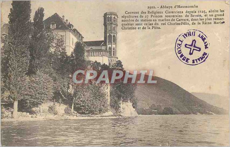 Postcard Abbey Hautecombe Convent Religious