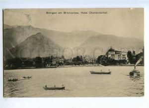 190772 SWITZERLAND Bonigen Hotel Oberlanderhof RPPC to RUSSIA