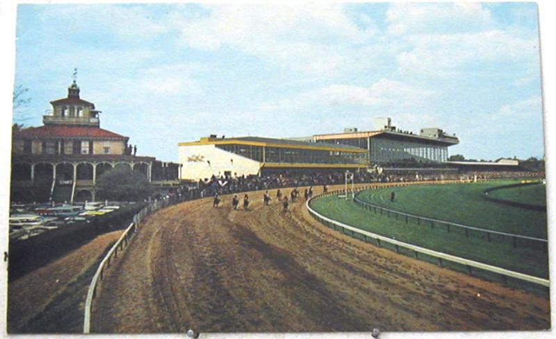 H1862   BALTIMORE,  MD.  POSTCARD,  HORSE RACING