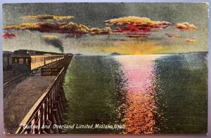 Vintage Postcard 1907-1915 Overland Ltd. at Sunrise, Midlake, Utah