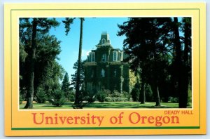 EUGENE, OR ~ University of Oregon DEADY HALL 4x6 Postcard