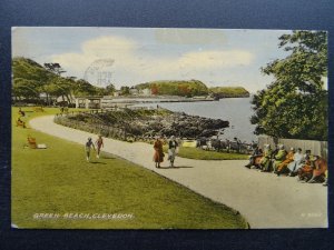 Somerset CLEVEDON Green Beach c1950s Postcard by Valentine