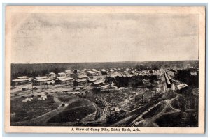 c1920's Aerial View of Camp Pike Little Rock Arkansas AR Antique Postcard