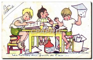 Old Postcard Fantasy Illustrator Child