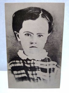 Thomas Edison Child Postcard Vintage Marion Press Unused Victorian Dress Clothes