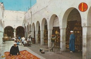 Casablanca The New Medina Carpet Prayer Postcard