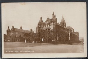 Warwickshire Postcard - General Hospital, Birmingham    T3431