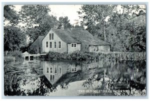 1947 The Old Mill Near Brockton Massachusetts MA Posted Vintage Postcard