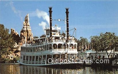 Gatherin' Steam, Frontierland, Mark Twain Disneyland, Anaheim, CA, USA Unused 