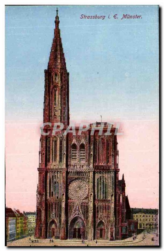 Strasbourg - Strassburg - Muenster - Old Postcard