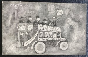 Mint England Political Picture Postcard In A Fearful Fog Bits Of Old Oxford