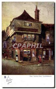 Old Postcard The Little Inn Canterbury