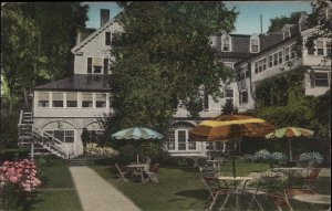 Amherst Massachusetts MA Lord Jeffry Inn Albertype Vintage Postcard