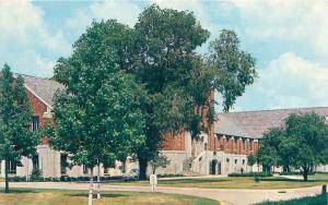 TERRE HAUTE IN INDIANA STATE COLLEGE TIREY MEMORIAL UNION BLDG POSTCARD c1960s