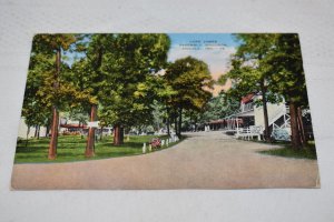 Lake James Assembly Grounds Angola Indiana Postcard E. C. Kropp 4946