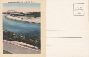 Massachusetts Cape Cod Sagamore Bridge and Cape Cod Canal