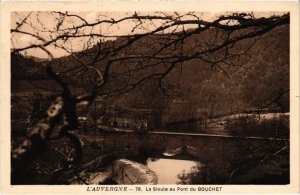 CPA Auvergne La Sioule au Pont du Bouchet FRANCE (1302371)