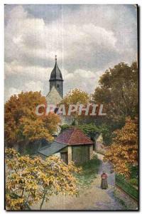 Old Postcard German Village