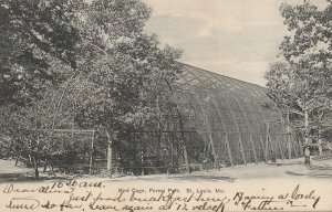 VINTAGE POSTCARD BIRD CAGE FOREST PARK ST. LOUIS MISSOURI VERY OLD CARD 1906