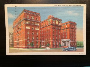 Vintage Postcard 1947 Colonial Hospital Rochester Minnesota