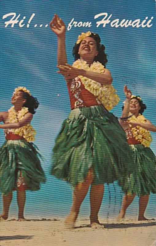 Hawaii Beautiful Hula Dancers 1966