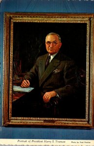 Missouri Independence Harry S Truman Library & Museum Portrait Of President T...