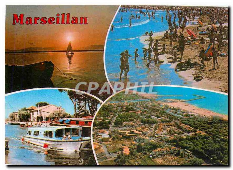 Postcard Modern Light and colors of Herault Marseillan