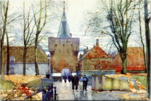 postcard Art - Jaroslav Setelik - Netherlands - Elburg