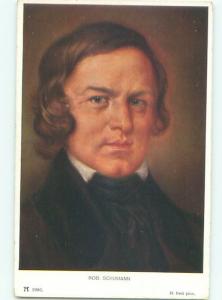 Pre-Linen Famous Composer ROBERT SCHUMANN AC4543