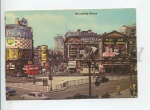 442136 UK London Piccadilly Circus street advertising Old postcard