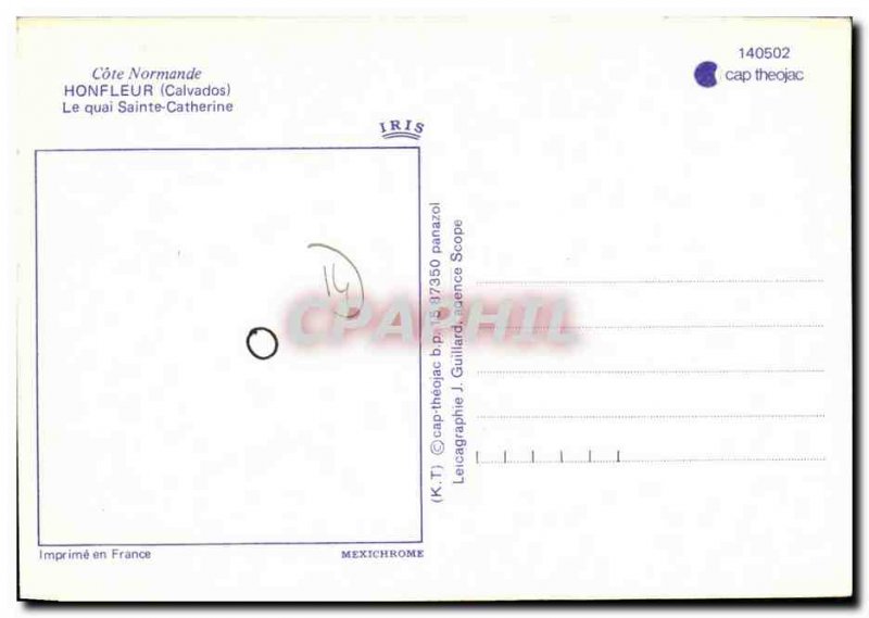 Modern Postcard Honfleur Quai Ste Catherine