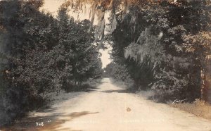 RPPC AUTO RACE COURSE SAVANNAH GEORGIA WATERS ROAD FOLTZ REAL PHOTO POSTCARD