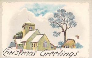 Glitter on Card Christmas Unused 