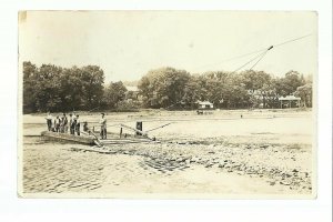 Meshoppen PENNSYLVANIA RP 1913 FERRY Boat Susquehanna River nr Scranton Lawton