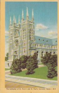 The Cathedral Of Saint Peter's And Saint Paul's Lewiston Maine