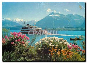 Modern Postcard Thunersee