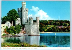Blackrock Castle on The River Lee approaching CORK CITY Ireland Postcard