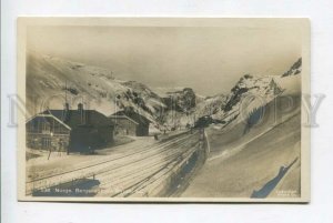 426442 NORWAY Bergensbahen Myrdal St. Railway Vintage photo postcard