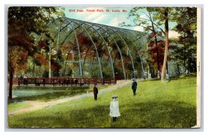 World's Largest Bird Cage Forest Park St Louis Missouri UNP DB Postcard N19