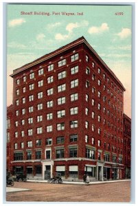 c1910 Shoaff Building Fort Wayne Indiana IN Antique Unposted Postcard