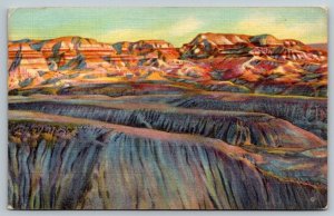 Vintage Arizona Postcard -   Painted Desert   1949